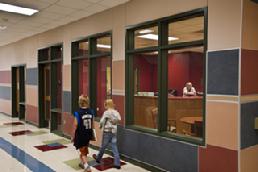 Architectural fire-rated glass as used in Schools and other locations